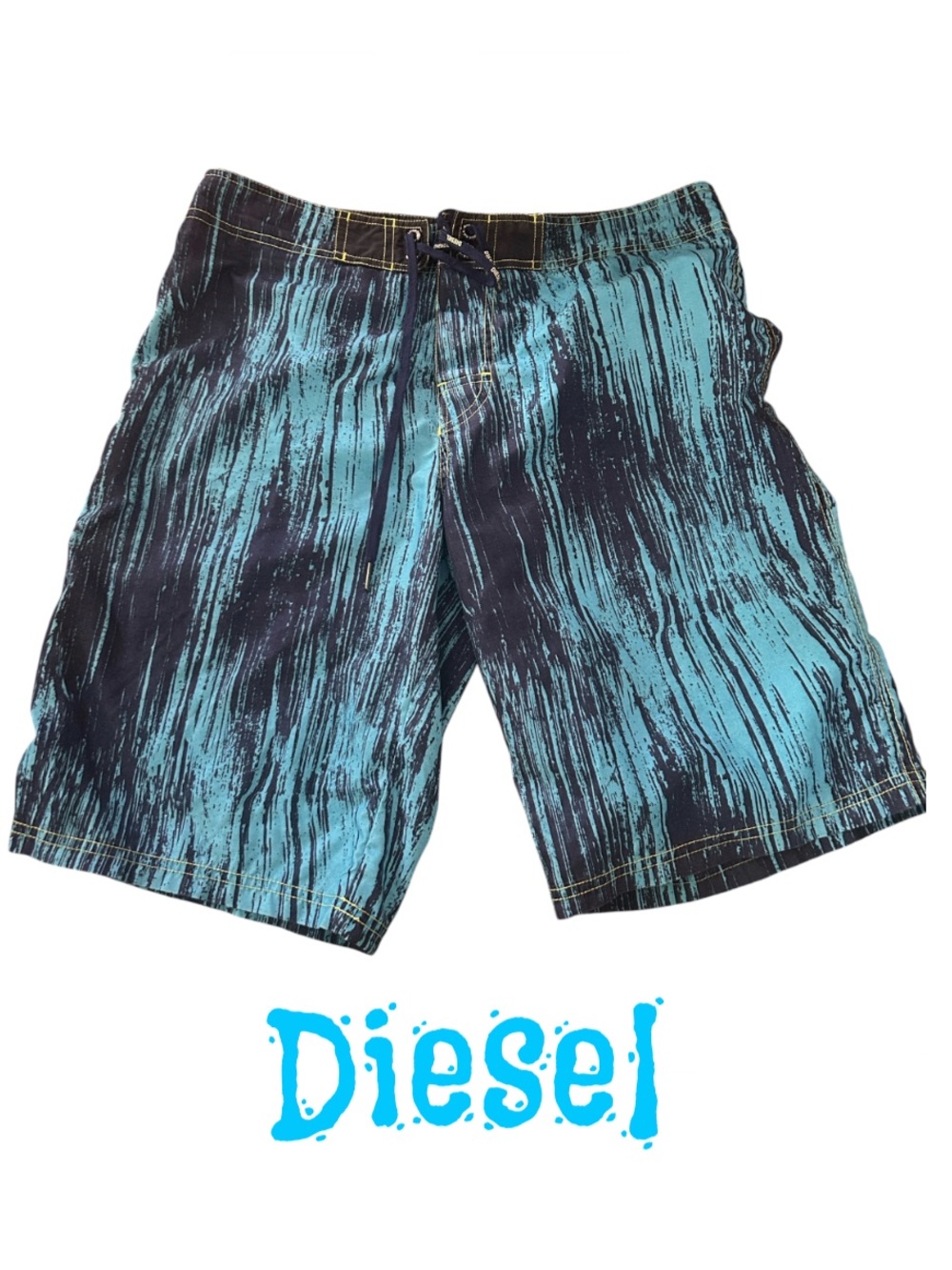DIESEL Blue Swim Trunks
